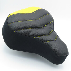 روکش زین دوچرخه مدل پهن چرمی کد 131