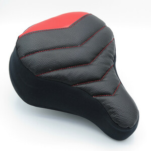 روکش زین دوچرخه مدل پهن چرمی کد 131