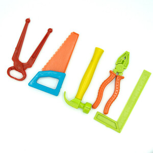 اسباب بازی ابزار نجاری مدل 845 مجموعه 6 عددی