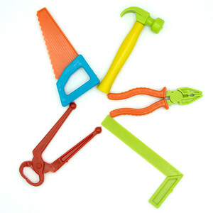 اسباب بازی ابزار نجاری مدل 845 مجموعه 6 عددی