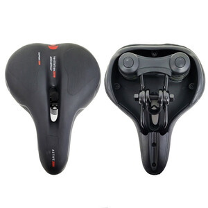 زین دوچرخه سوپاپدار طبی پهن سوراخ دار کد 570