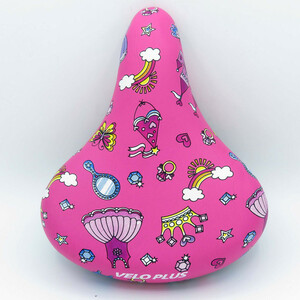 زین دوچرخه بچگانه ولو پلاس مدل فنردار کد 1482