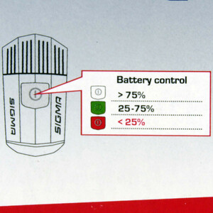 چراغ جلوی دوچرخه سیگما مدل باستر کد 1570