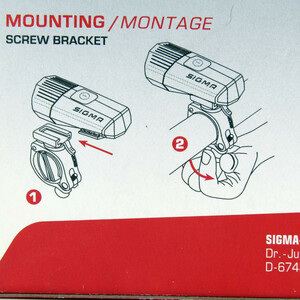 چراغ جلوی دوچرخه سیگما مدل باستر کد 1570