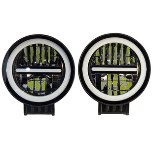 پروژکتور آفرود گرد HJC نئون آبی جفتی کد 1877