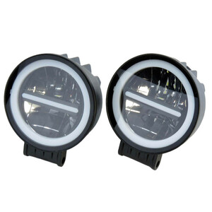 پروژکتور آفرود گرد HJC نئون آبی جفتی کد 1877