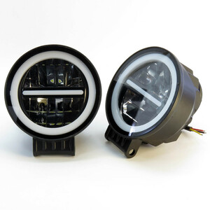 پروژکتور آفرود گرد HJC نئون آبی جفتی کد 1877