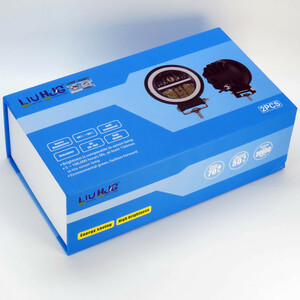 پروژکتور آفرود گرد HJC نئون آبی جفتی کد 1877