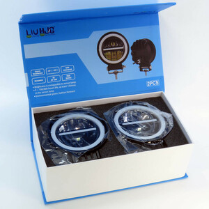 پروژکتور آفرود گرد HJC نئون آبی جفتی کد 1877