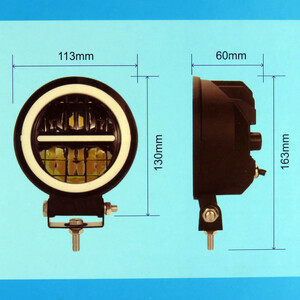 پروژکتور آفرود گرد HJC نئون آبی جفتی کد 1877