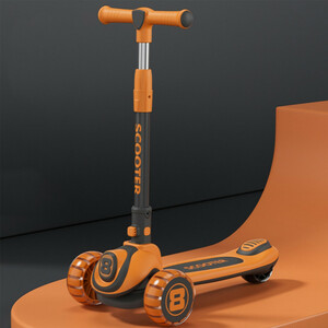 اسکوتر کودک موزیکال زرد کد ۱۸۸۶