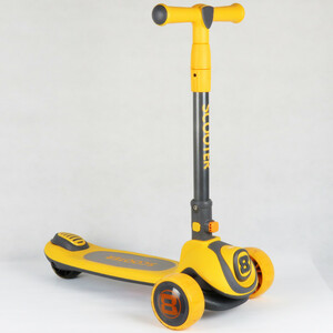 اسکوتر کودک موزیکال زرد کد ۱۸۸۶