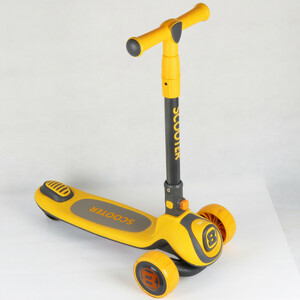 اسکوتر کودک موزیکال زرد کد ۱۸۸۶