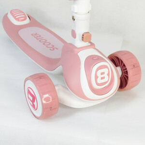 اسکوتر کودک اسکوتر مدل باراباس صندلی دار موزیکال کد 1894 ظرفیت وزنی 40 کیلوگرم