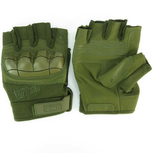 دستکش موتورسواری مدل تاکتیکال نیم انگشتی کد 1915