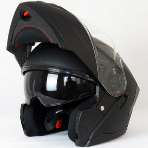 کلاه کاسکت فک متحرک رادین مدل Shadow Black کد 1941