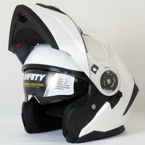 کلاه کاسکت فک متحرک رادین مدل Ghost White کد 1941