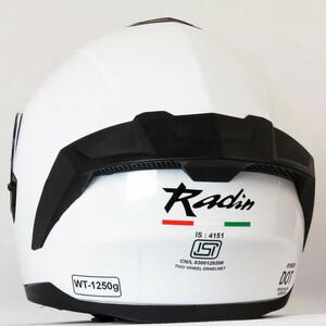 کلاه کاسکت فک متحرک رادین مدل Ghost White کد 1941