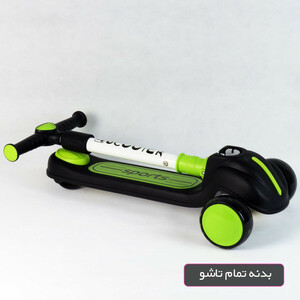 اسکوتر کودک اسکوتر مدل SportLime کد 1970 ظرفیت وزنی 40 کیلوگرم