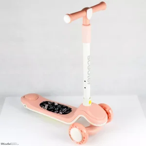 اسکوتر کودک اسکوتر مدل موزیکال و چراغدار کد ۱۸۹۰ ظرفیت وزنی 30 کیلوگرم