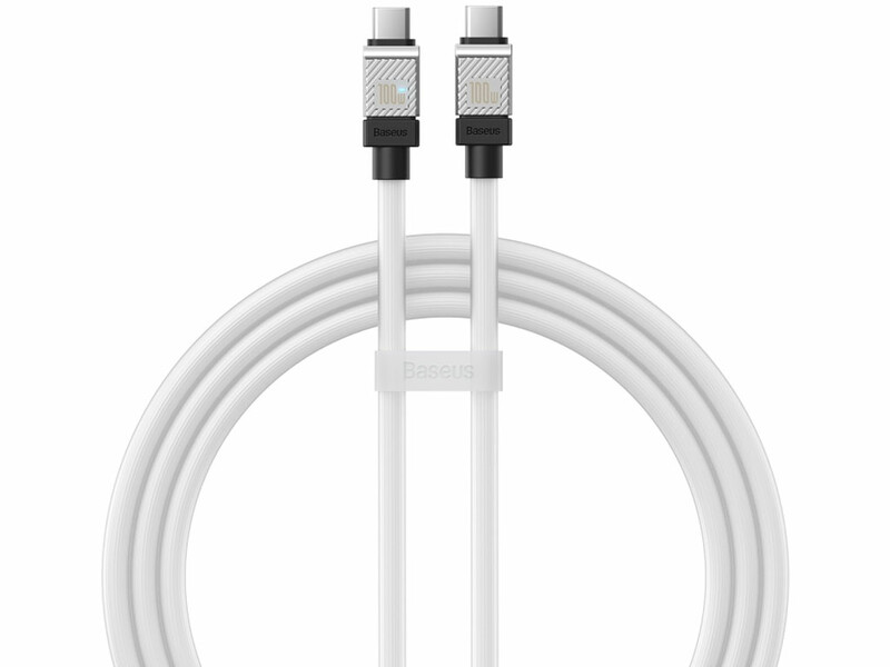 کابل سوپر فست شارژ تایپ سی به تایپ سی 100 وات یک متری بیسوس Baseus CoolPlay Series Fast Charging Cable Type-C - Type-C