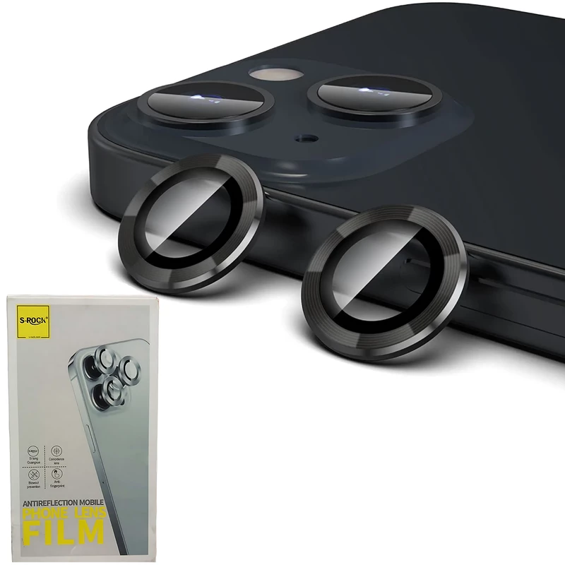 محافظ لنز دوربین رینگی ضدانعکاس نور آیفون 14 و آیفون 14 پلاس S-ROCK