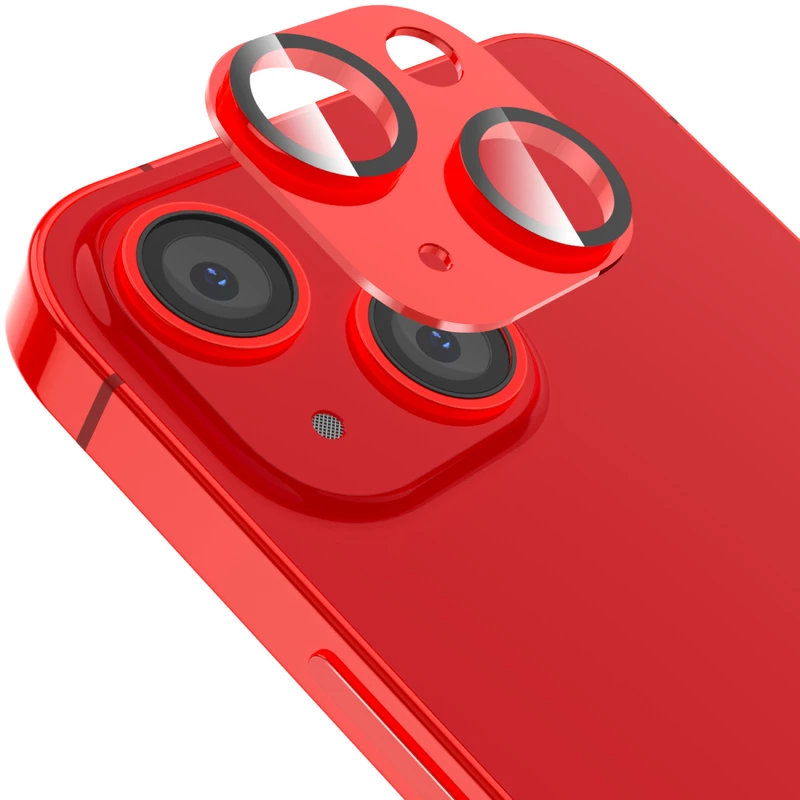 محافظ فلزی لنز دوربین آیفون 13 و 13 مینی آها استایل WG62-1-5.4/6.1-RD-1P