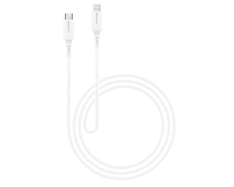 کابل شارژ و انتقال داده لایتنینگ هادرون Hadron HTC-C-L01 USB C Lightning Cable