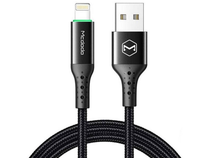 کابل شارژ هوشمند لایتنینگ مک دودو Mcdodo Auto Power Off Lightninig Cable 1.8m CA-741