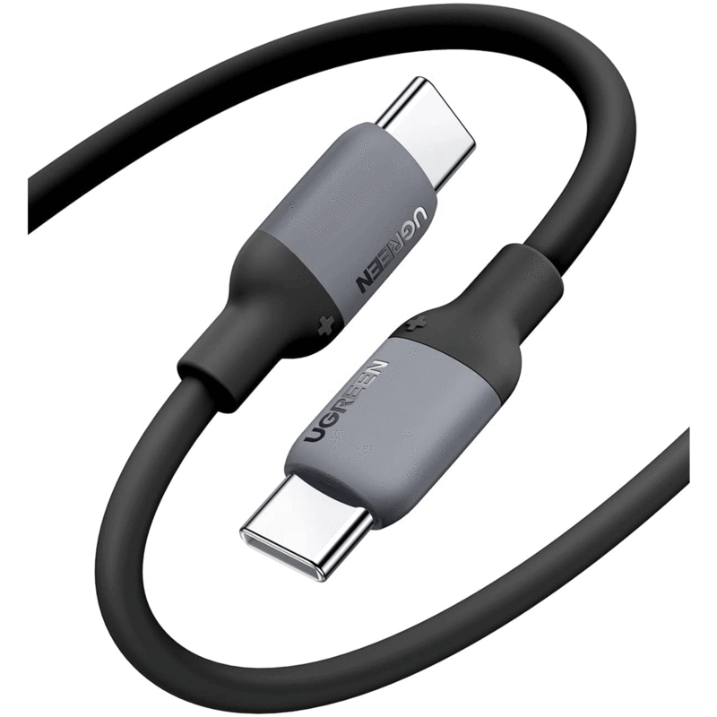 کابل شارژ سریع دو سر تایپ‌سی 60 وات یک متری یوگرین US563 15279