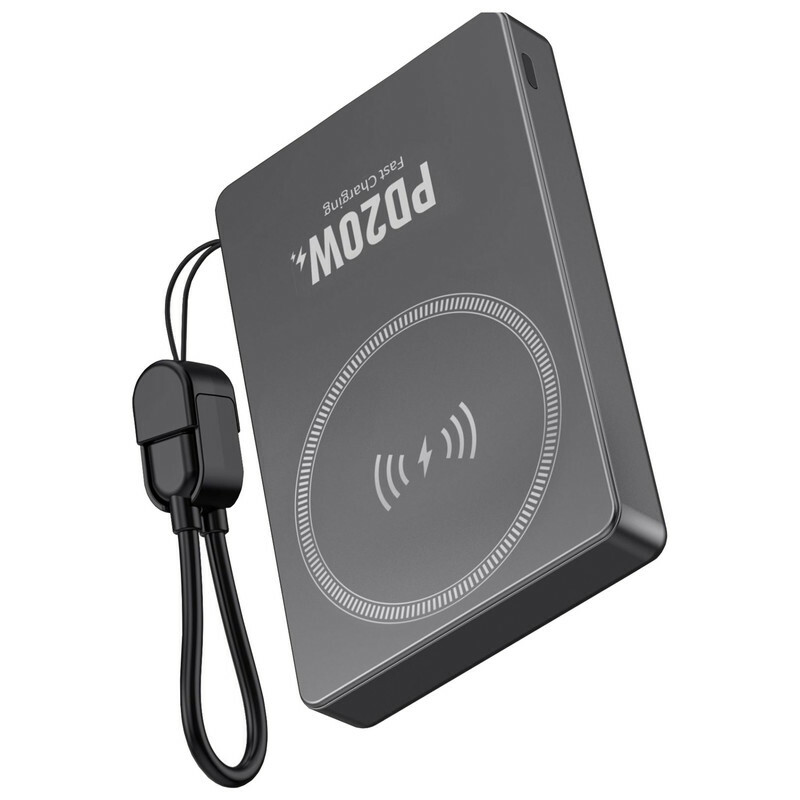 پاوربانک بی سیم 20 وات نوکسو مدل pn6 PD Wireless ظرفیت 10000 میلی‌آمپر ساعت