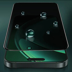 خرید گلس پرایوسی آیفون 16 پرو سه بعدی گرین