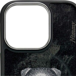 بهترین قاب محافظ گوشی آیفون 16 پرو طرح گربه با اکسسوری واقعی نیمی