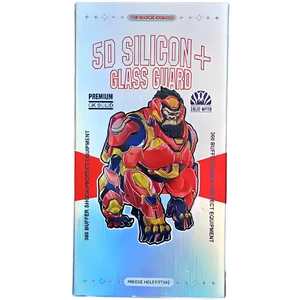 گلس شیشه ای تمام چسب آیفون 16 پرو موکوسون Silicon Plus