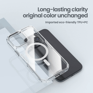 خرید قاب شفاف مگنتی گوشی آیفون 16 پرو نیلکین