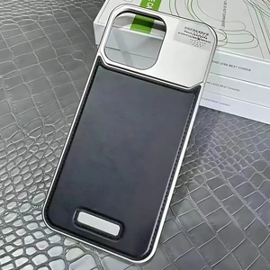 قاب مگ سیف آلومینیوم چرمی آیفون 16 پرو مکس