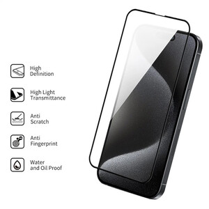 گلس تمام پوشش گوشی آیفون 16 پرومکس موکوسون