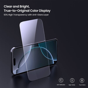 قیمت گلس شیشه‌ای آیفون 16 پرومکس نیلکین