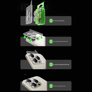 گلس لنز دوربین آیفون 15 پرو و آیفون 15 پرو مکس