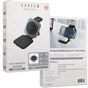 هولدر شارژر وایرلس مگ‌سیف گوشی، ایرپاد و ساعت هوشمند لِوِلو