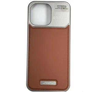 برترین قاب مگ سیف آلومینیوم چرمی آیفون 15 پرو مکس