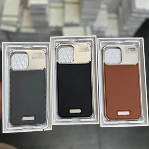 قاب مگ سیف آلومینیوم چرمی آیفون 15 پرو مکس