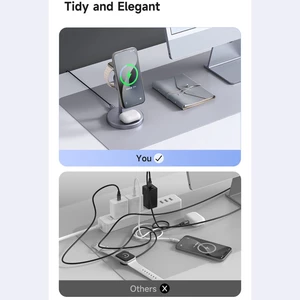 هولدر شارژر وایرلس مگ سیف سه کاره مک دودو