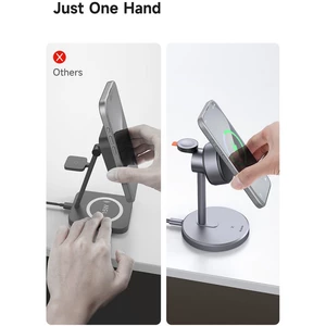 هولدر شارژر وایرلس مگ سیف سه کاره مک دودو