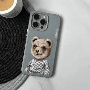 فروش قاب محافظ گوشی آیفون 15 پرومکس طرح خرس نیمی