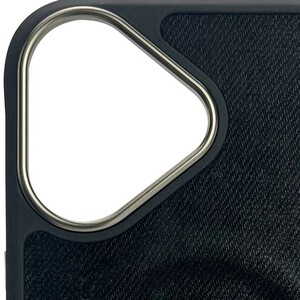 قاب محافظ گوشی آیفون 16 طرح گربه با اکسسوری واقعی نیمی Fashion