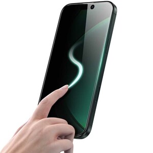 خرید گلس حریم شخصی آیفون 16 و 15 گرین