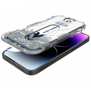 بهترین گلس آیفون 15 پرو لیتو با کیت نصب