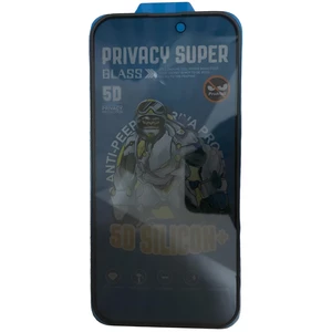 فروش محافظ پرایوسی پنج بعدی با حاشیه سیلیکونی نازک و خمیده آیفون 15پرو موکوسون