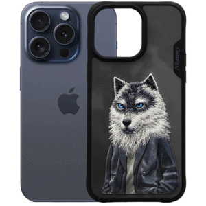 خرید قاب محافظ گوشی آیفون 15 پرو طرح گرگ نیمی